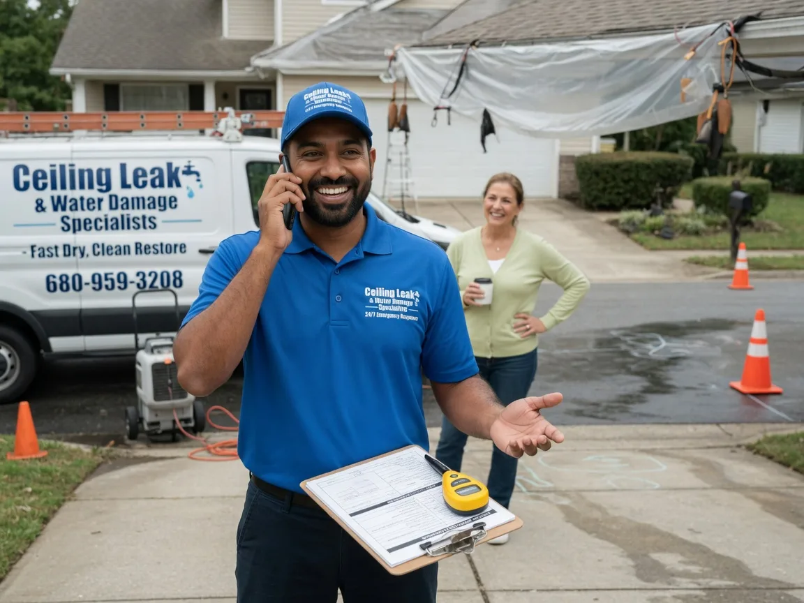 Ceiling Leak Cleanup Kalama, WA FAQs